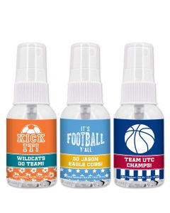 Sports Themed Hand Sanitizer Favors - 1oz Spray