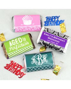 Adult Birthday Hershey's Miniatures Wrappers