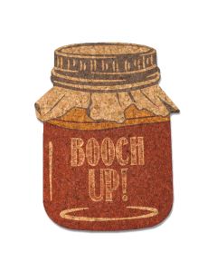 Booch Up! Kombucha Mason Jar Cork Coasters (Set of 4) 