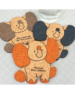 Baby Elephant Cork Coaster