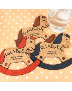 Baby Rocking Horse Cork Coaster
