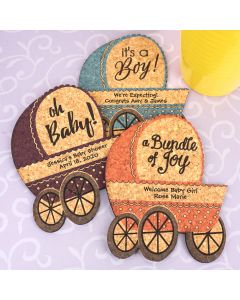 Personalized Baby Stroller Cork Coaster