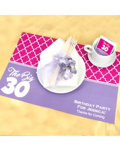 Adult Birthday Placemats